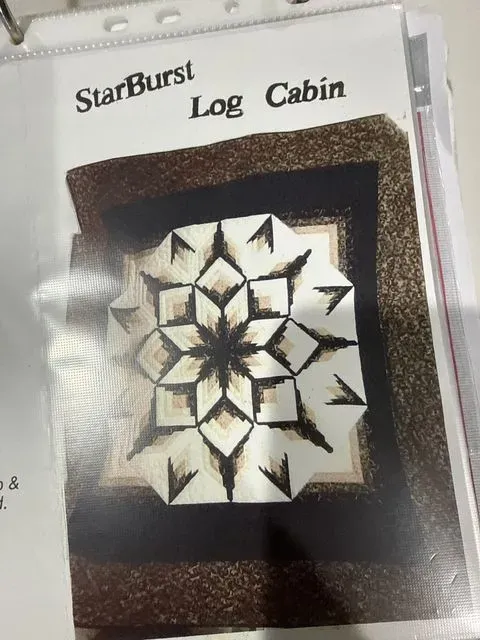 Starburst Log Cabin