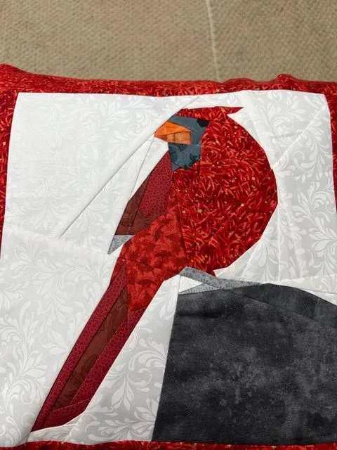 Cardinal Pillow