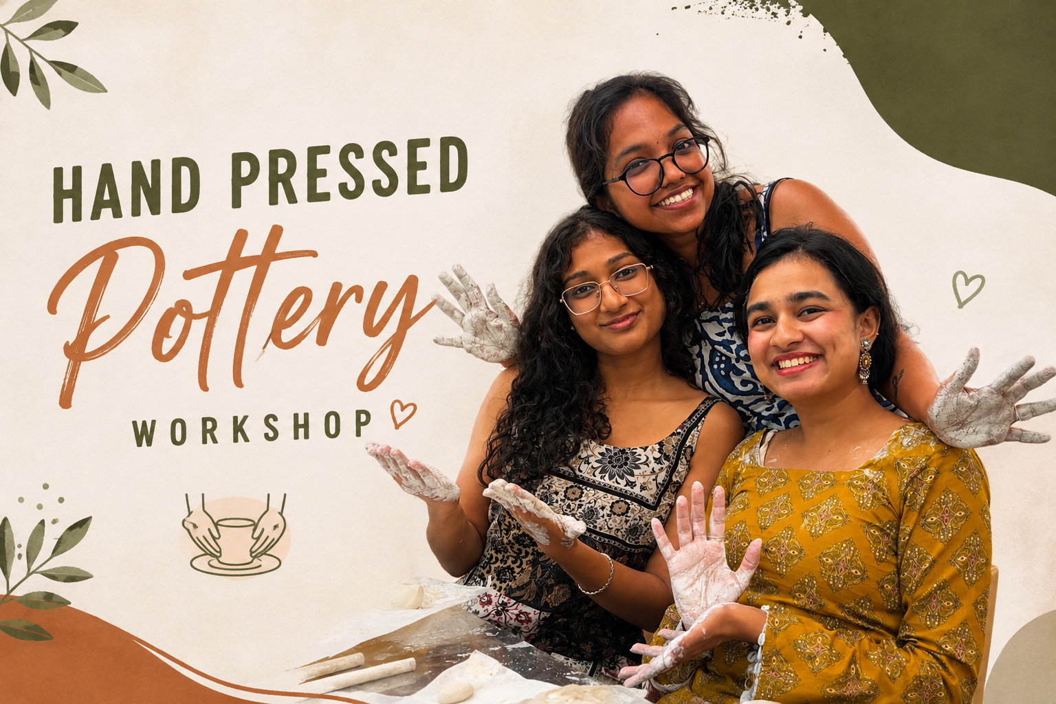 Hand Pressed Pottery | Coimbatore