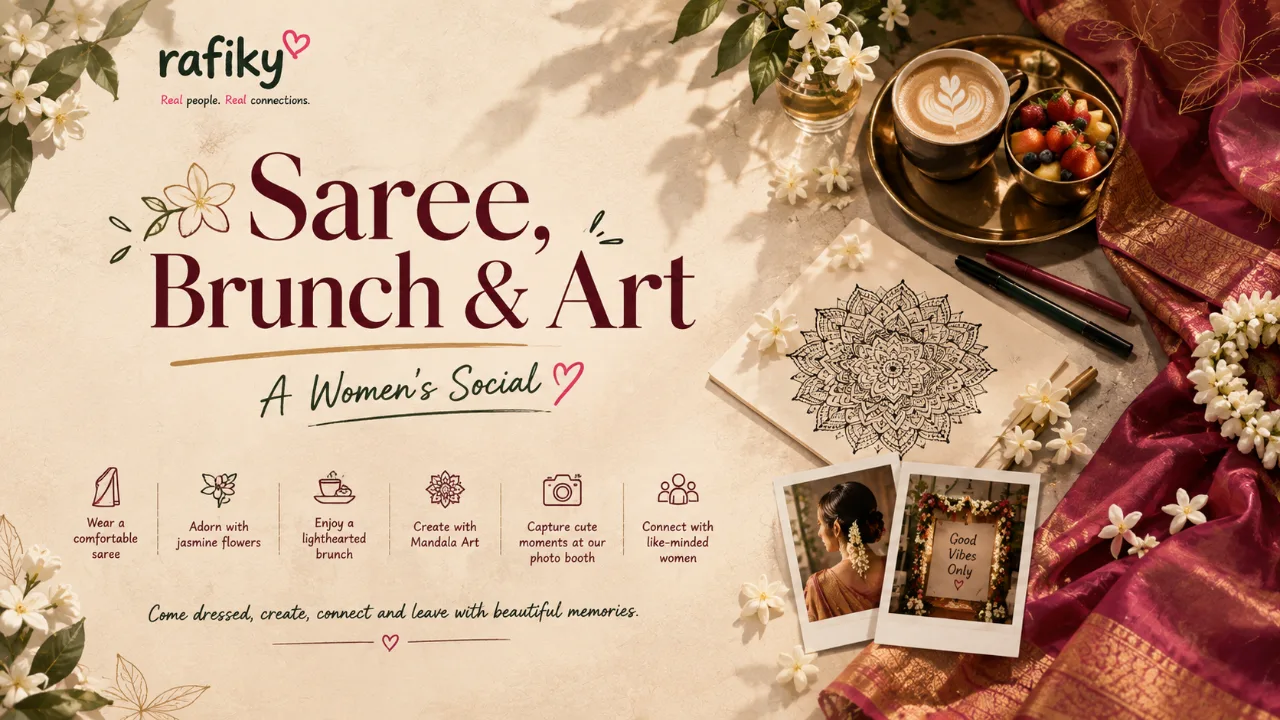 Saree, Brunch & Art : A Women's Social