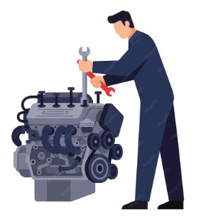 Motor water-pump repair