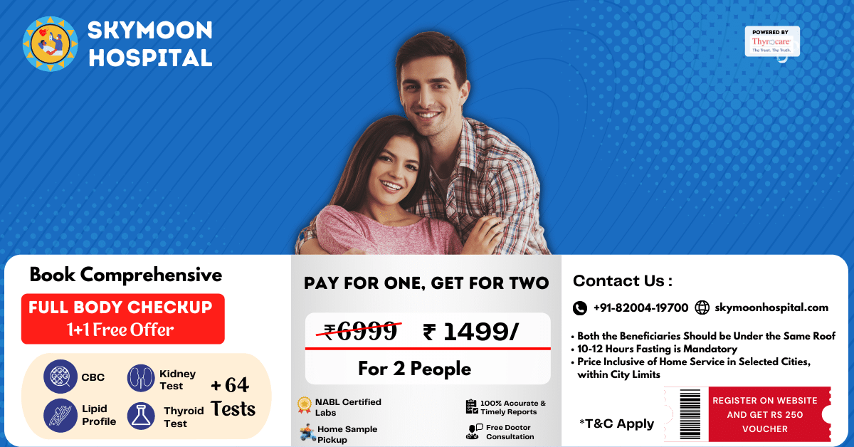 Couple Full Body Checkup Offer By Skymoon Hospital