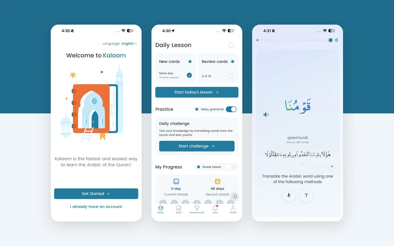Kalaam app preview