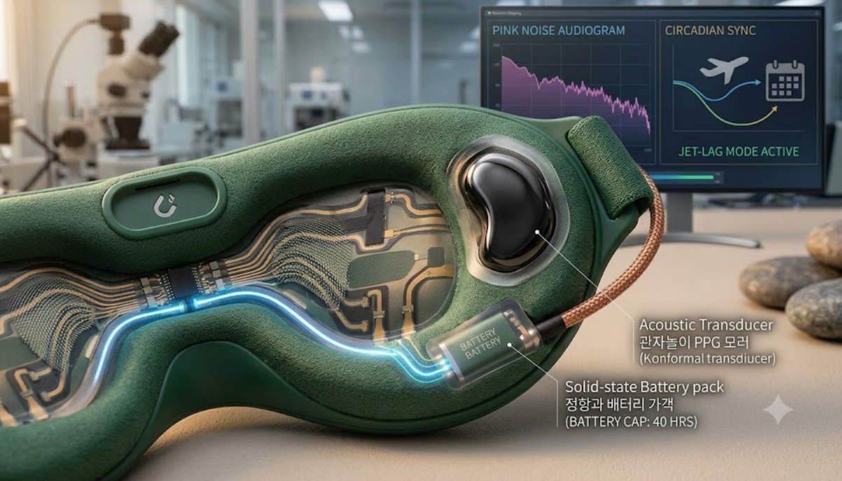 AI Spatial Bone-Conduction Audio & Smart Jet-Lag Mode