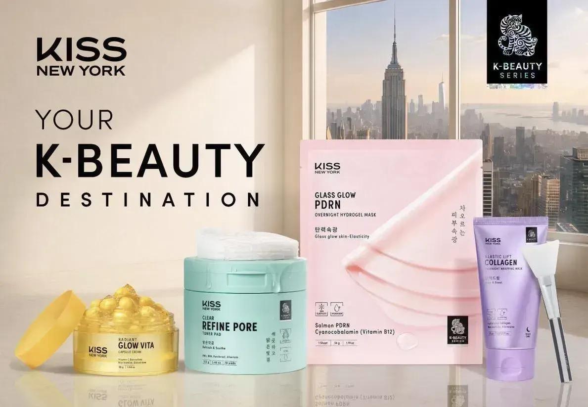 Kiss New York's new 25-piece K-beauty collection designed in New York and manufactured in South Korea. Source: Google Images / massmarketretailers.com.