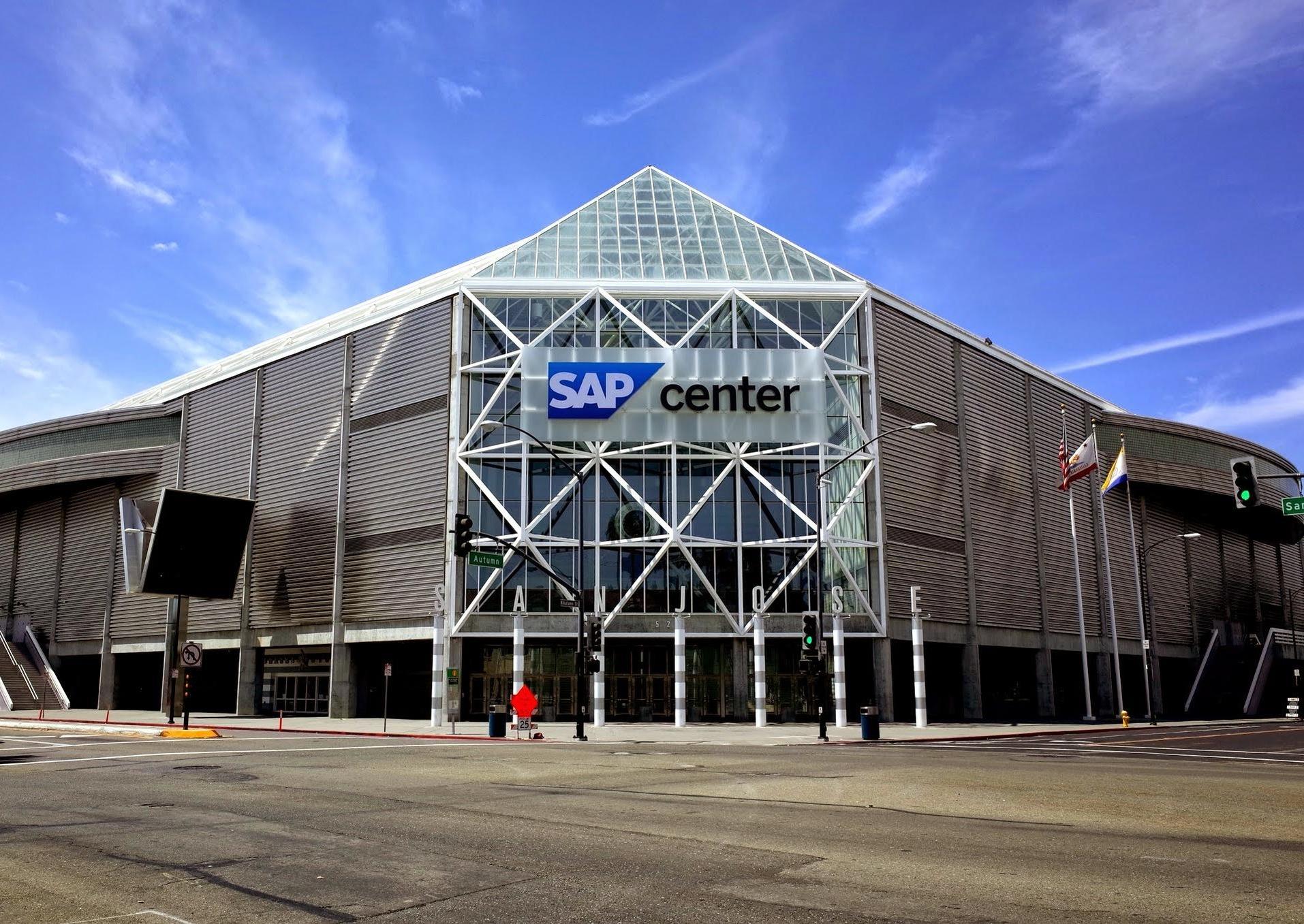 The tour was originally scheduled to begin at the SAP Center in San Jose, California. Source: Google Images / en.wikipedia.org.