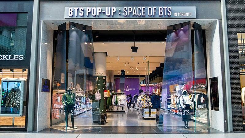 HYBE's The City project transformed New York into a BTS-themed festival, featuring major brand collaborations. Source: Google Images / themusicuniverse.com.
