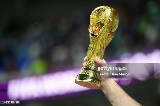 The FIFA World Cup trophy, the most coveted prize in global sports.