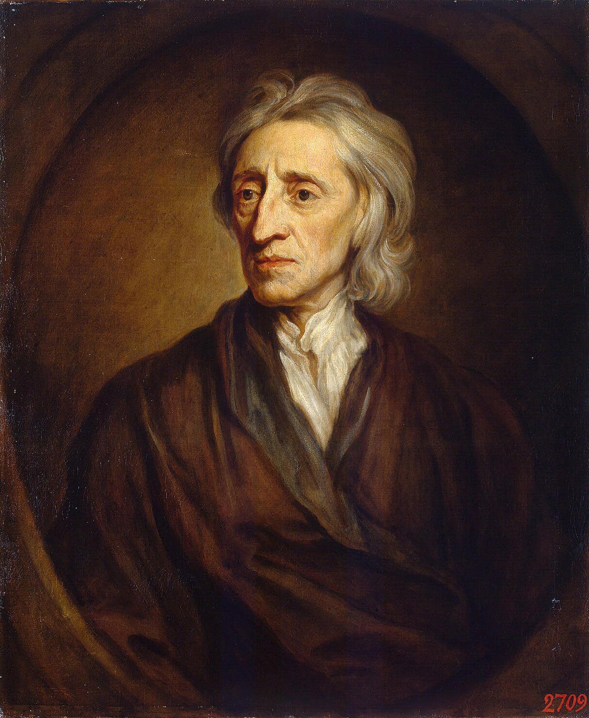 John Locke, the English philosopher whose ideas defined the Age of Enlightenment and modern liberalism.