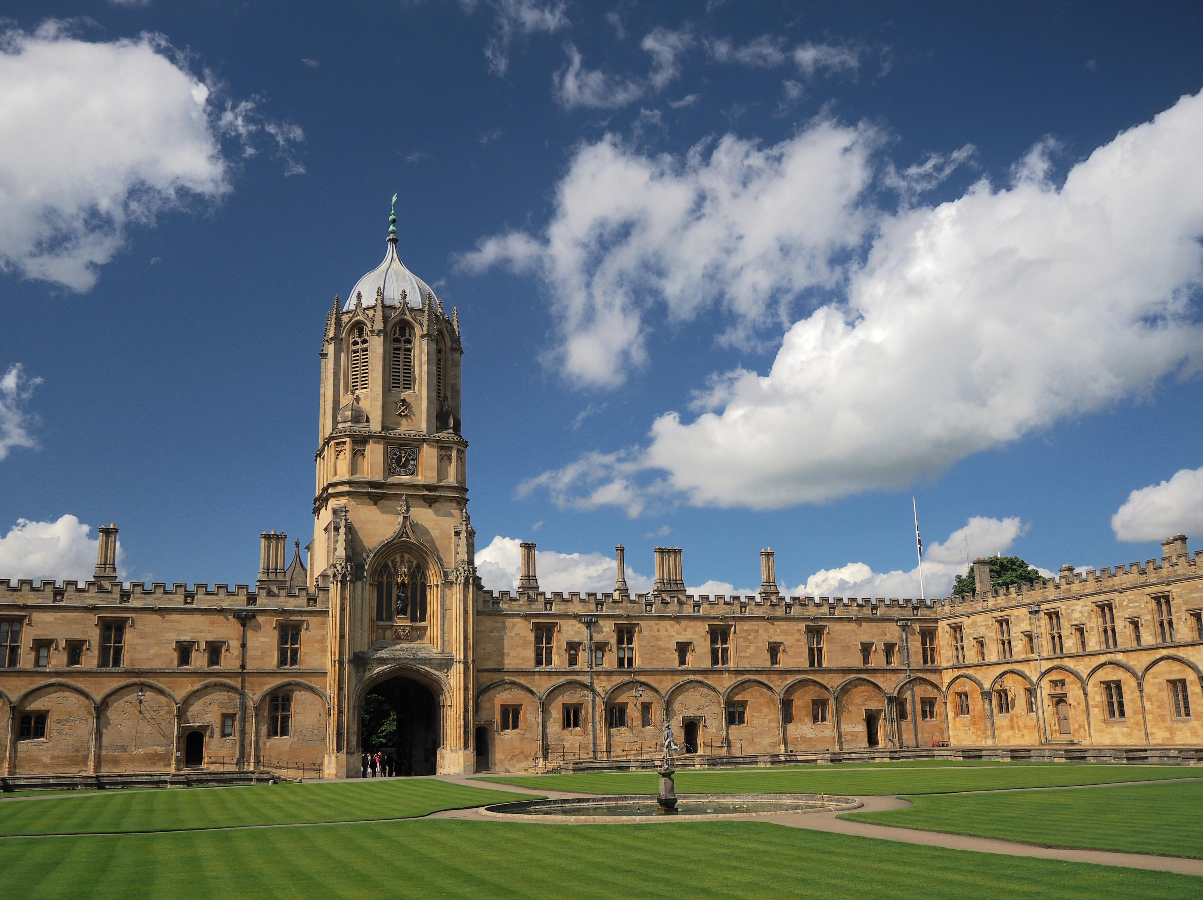 Christ Church, Oxford, where John Locke spent crucial formative years studying medicine and philosophy.