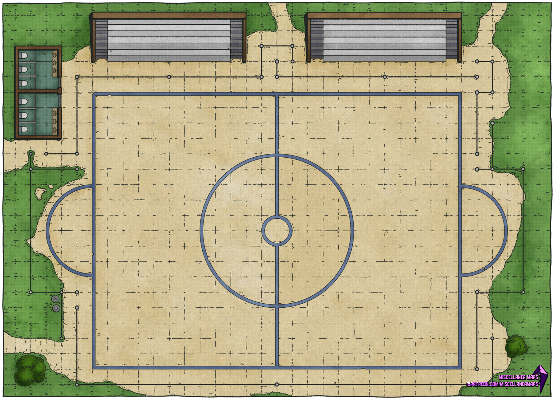 The custom-built Gyms served as the stages for high-stakes competitive showdowns.