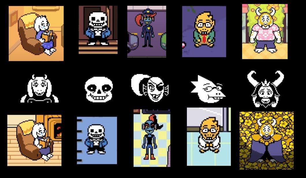 While sharing characters, Deltarune exists in an entirely different, parallel dimension.