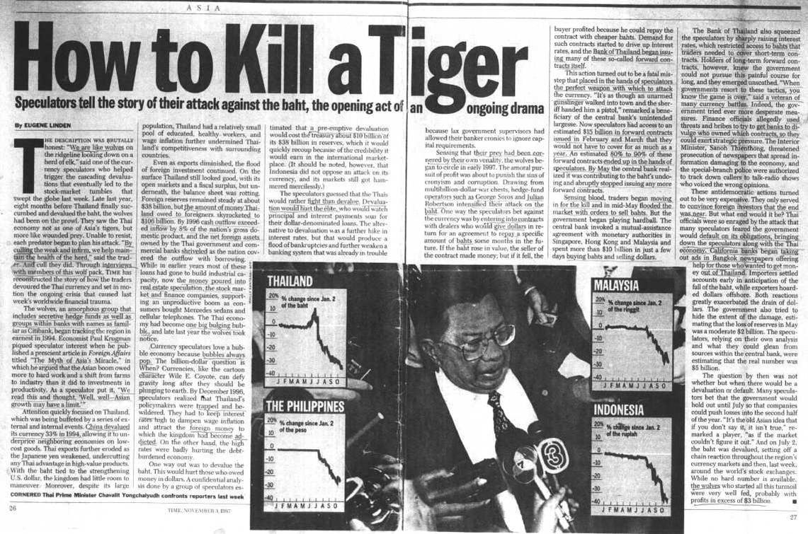 The devastation of the 1997 Asian Financial Crisis drove many emerging economies to institute robust trading safeguards.