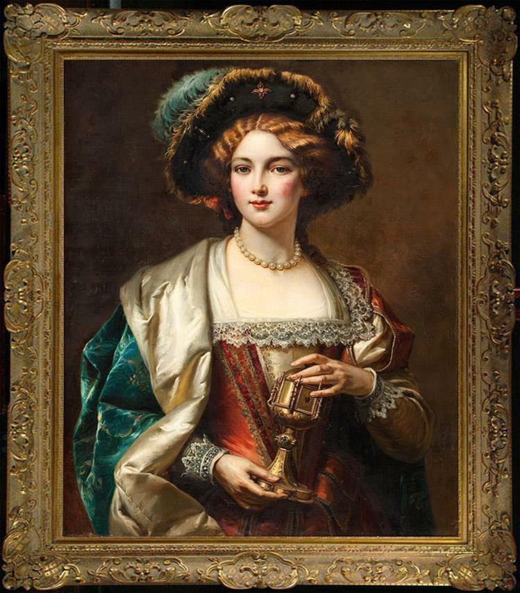 The character draws heavy inspiration from the historical gravity and poise of Eastern European nobility.