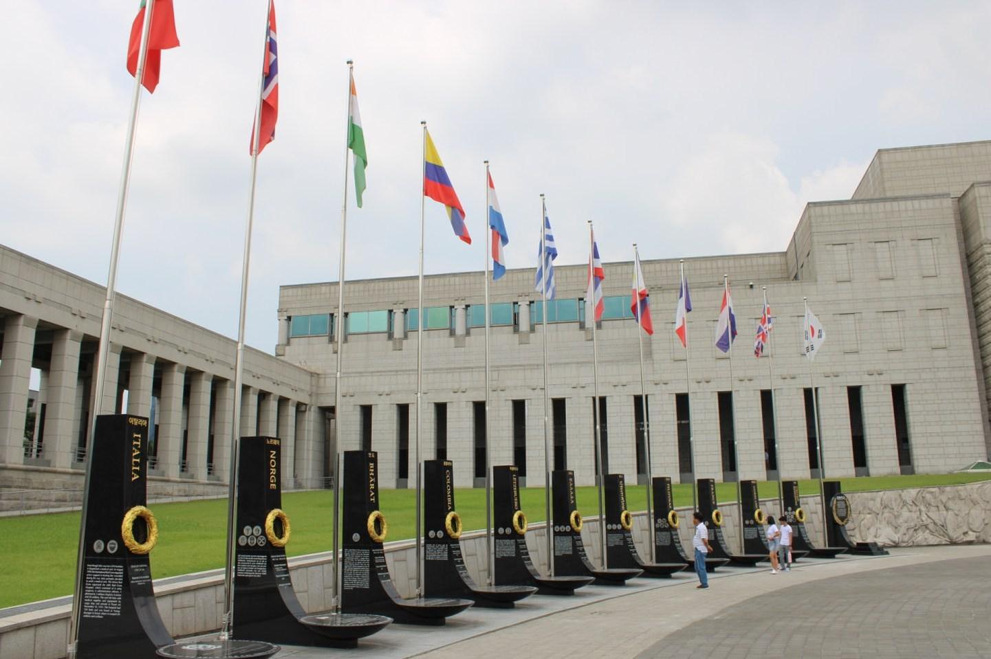 Visiting historical landmarks like the War Memorial of Korea is a common experiential learning activity for troops.
