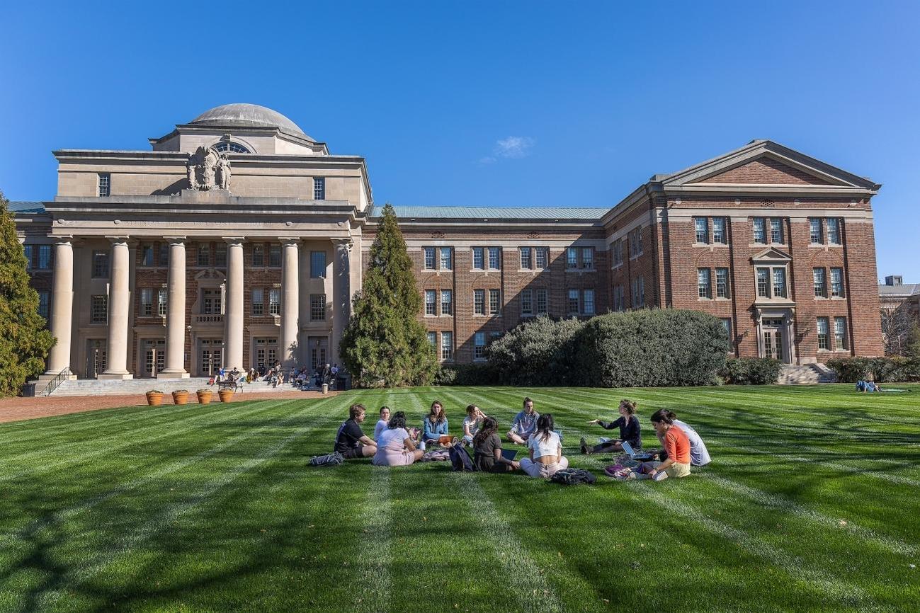 The scenic and historic campus of Davidson College offers an inspiring setting for intellectual exploration.