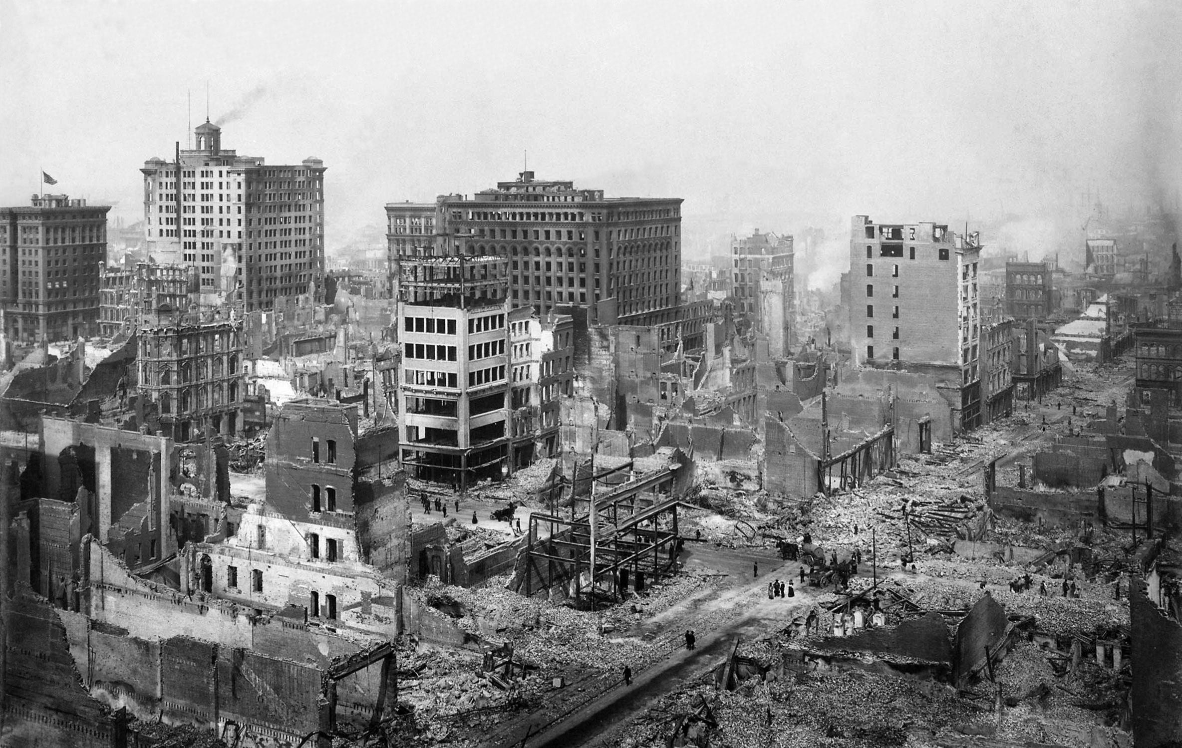 The 1906 San Francisco disaster highlighted the catastrophic threat of post-earthquake fires in urban centers.