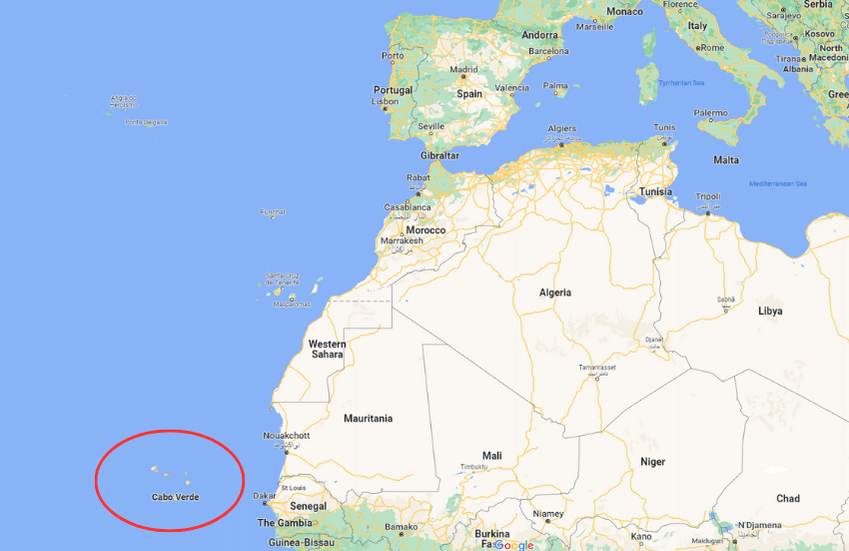 The archipelago is divided into the Windward (Barlavento) and Leeward (Sotavento) island chains.