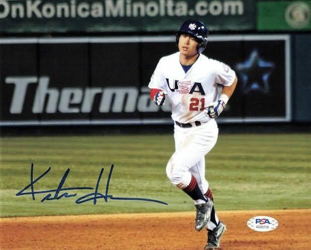 Keston Hiura, a prominent infielder known for his powerful offensive profile.