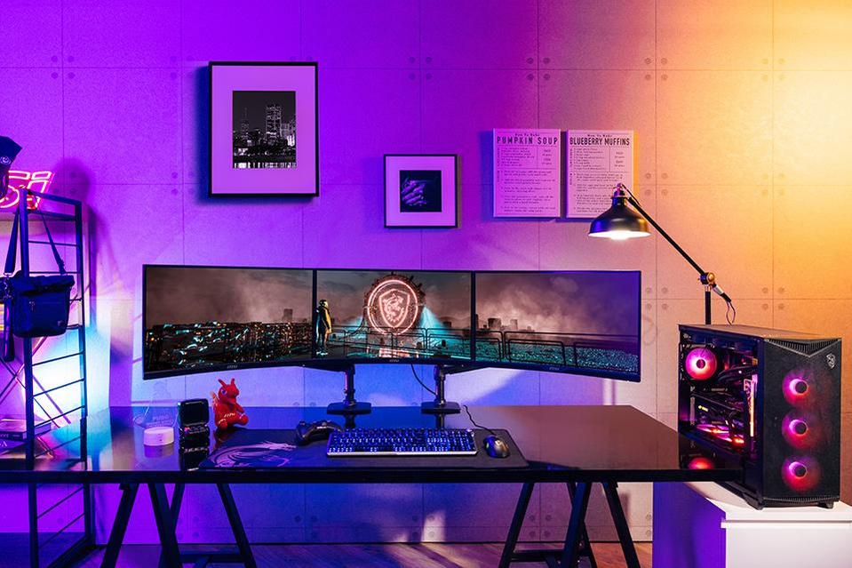 MSI curved gaming monitors utilize high-refresh-rate panels to deliver smooth and immersive visual experiences.