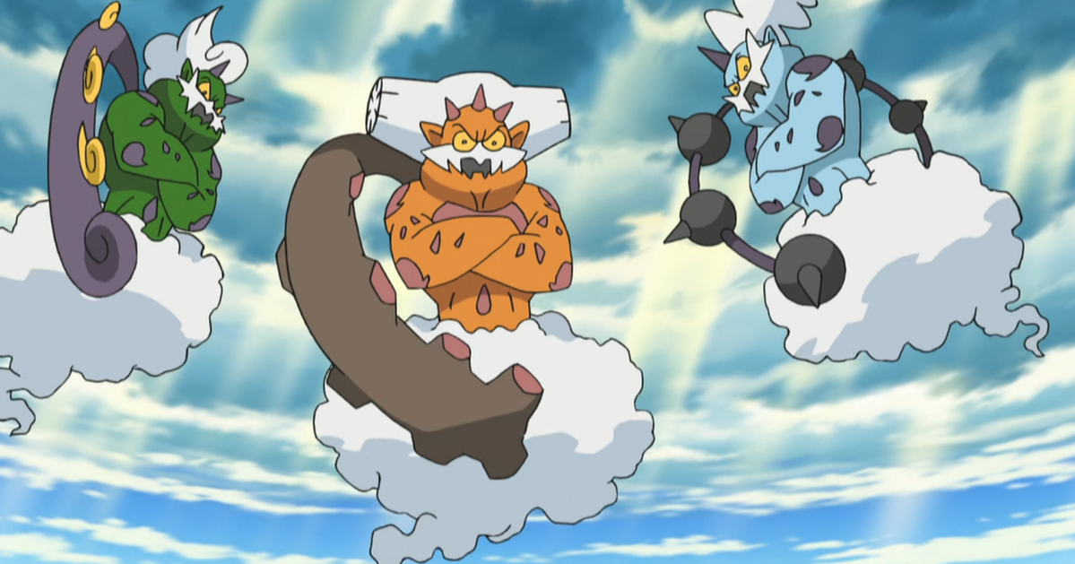 Landorus, the Ground and Flying-type Legendary Pokémon introduced in the Unova region.