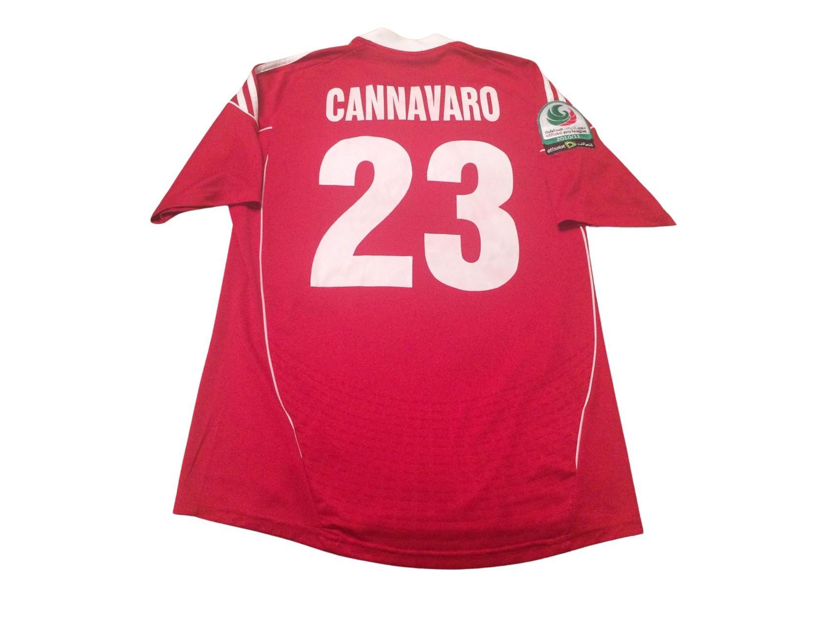 Cannavaro concluded his legendary playing career in the United Arab Emirates with Al-Ahli.