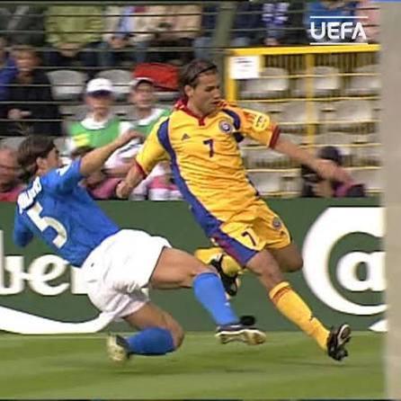 Despite his modest height, Cannavaro dominated strikers through elite anticipation and physical timing.