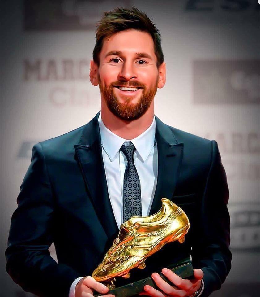 Lionel Messi posing for a professional portrait.
