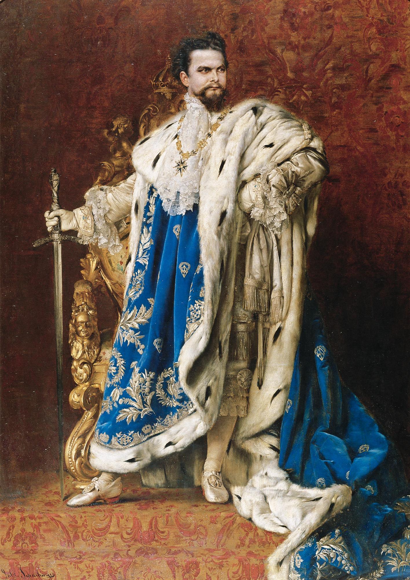King Ludwig II of Bavaria, whose generous patronage saved Wagner from ruin and enabled his late works.