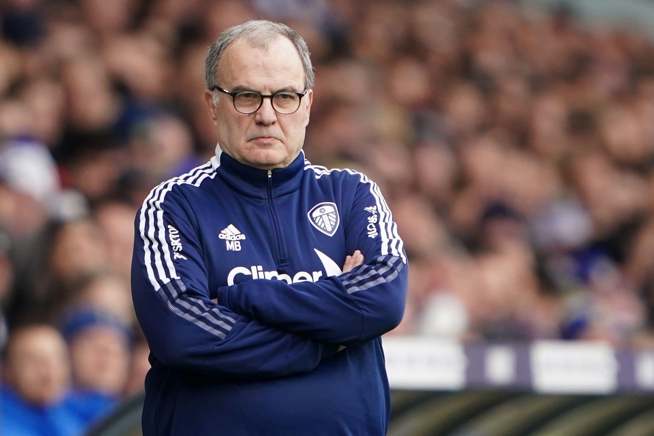 Marcelo Bielsa, known globally for his intense focus and revolutionary tactical mind.