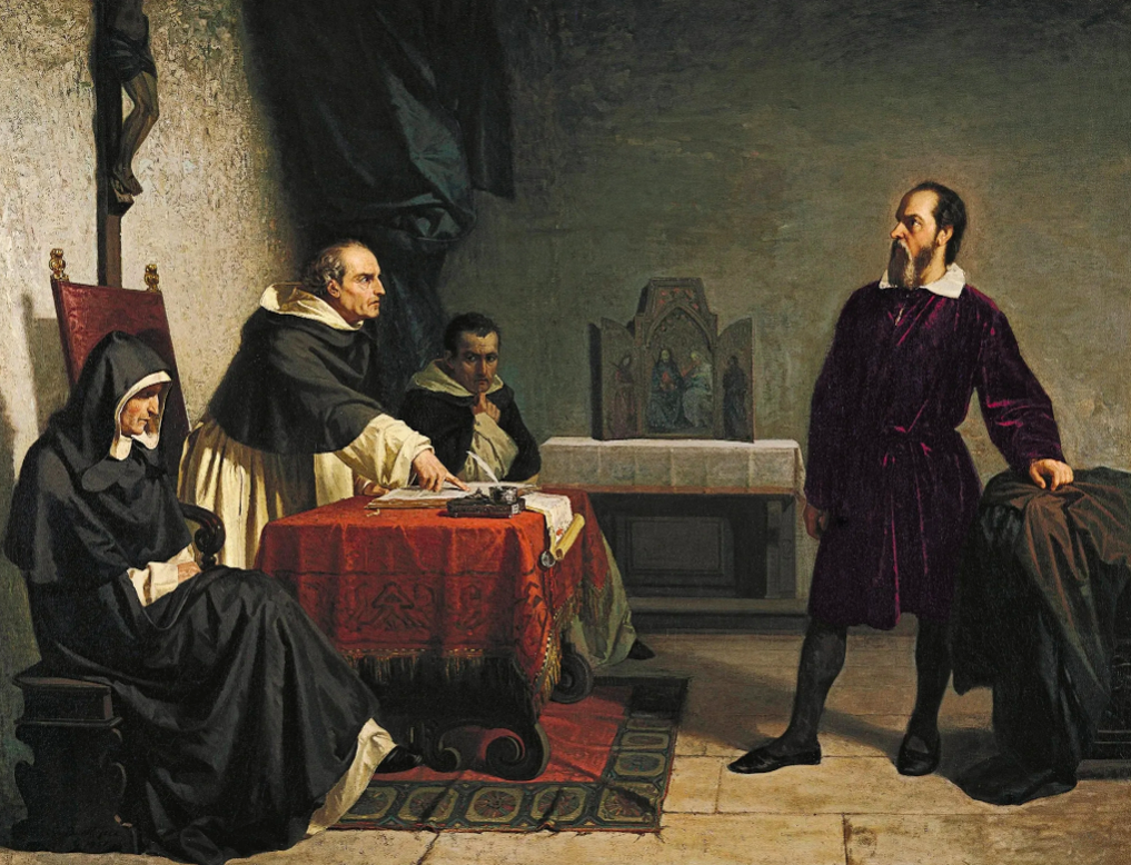 Scientific theories challenging religious orthodoxy were historically met with severe theological censorship.