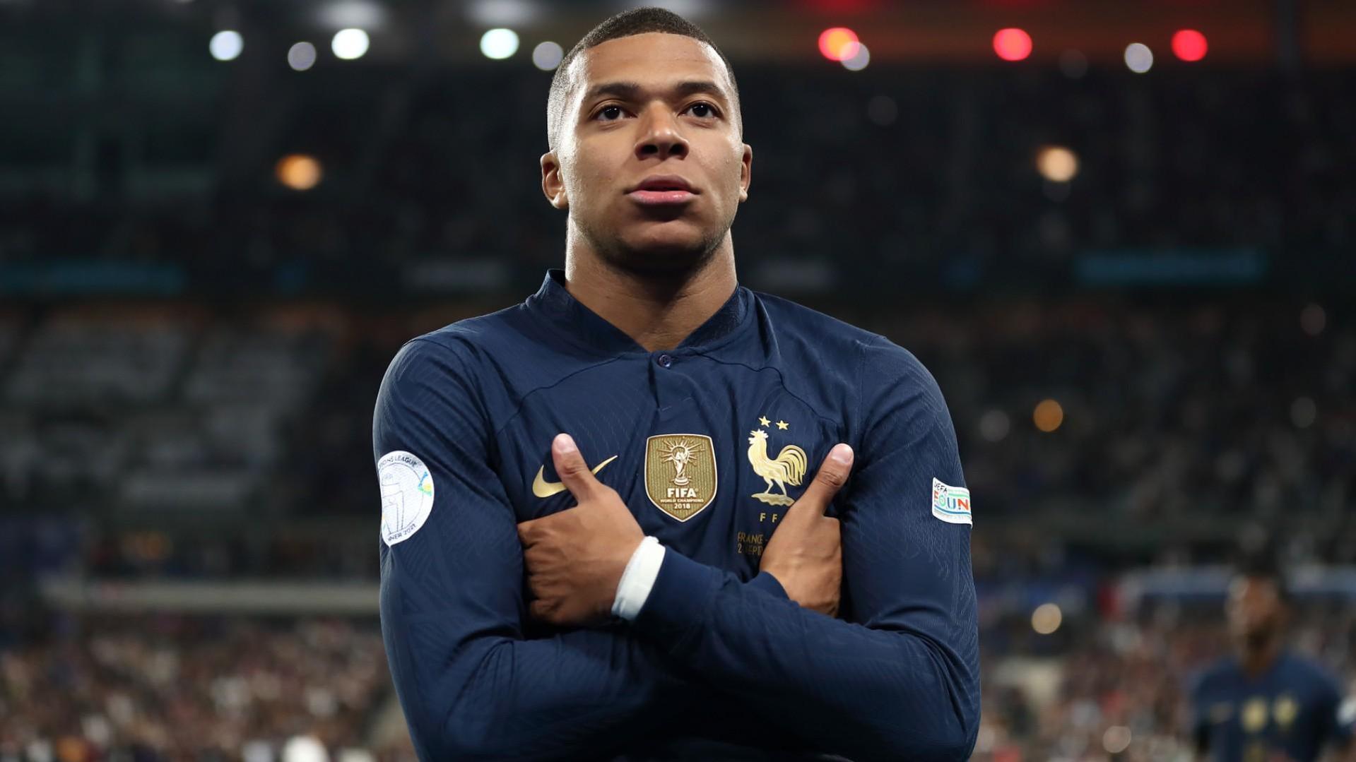 Kylian Mbappé's iconic arms-crossed celebration has become a symbol of modern footballing excellence.