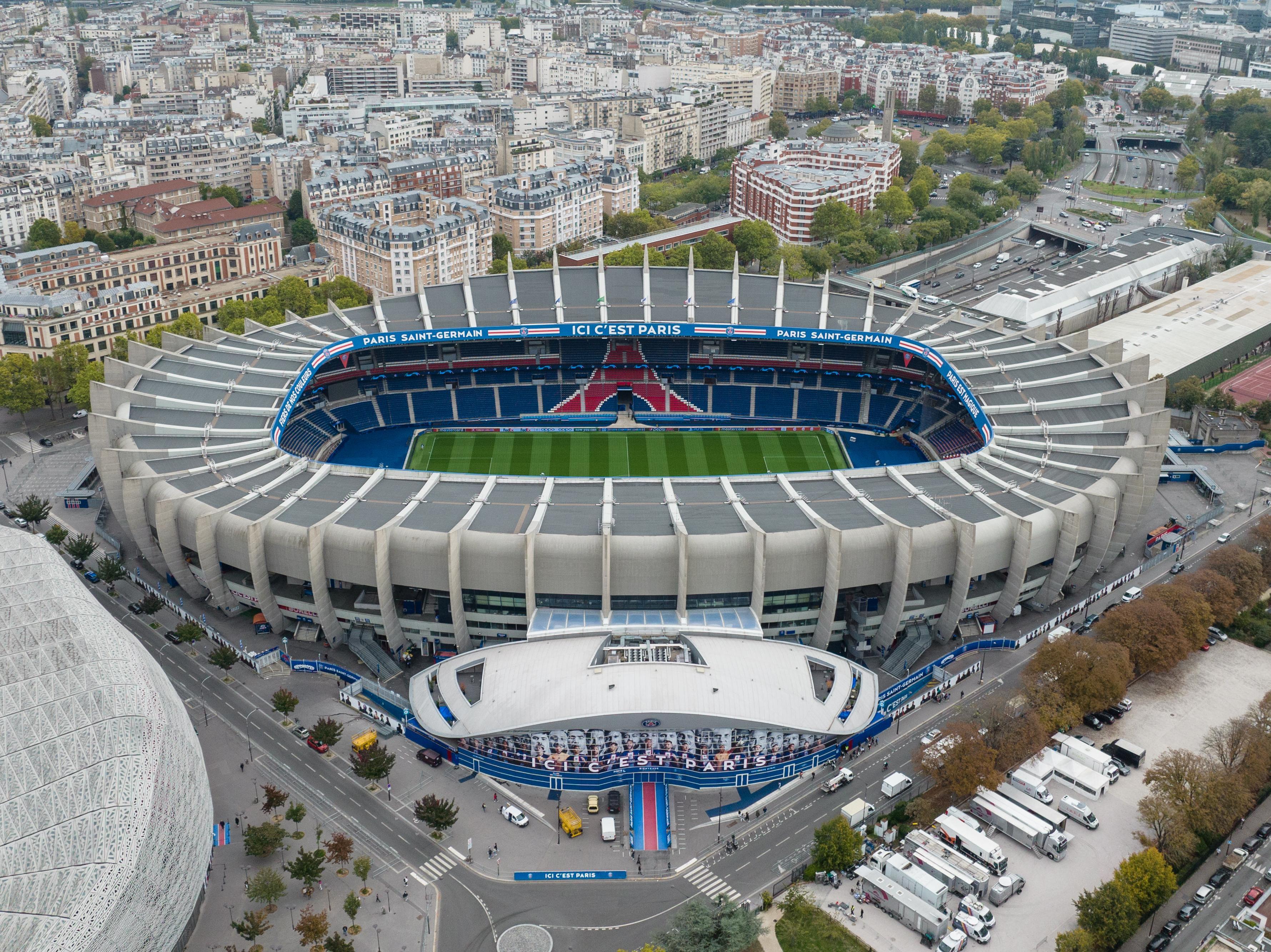 The Parc des Princes stadium, where Mbappé transitioned from a rising star to a global superstar.