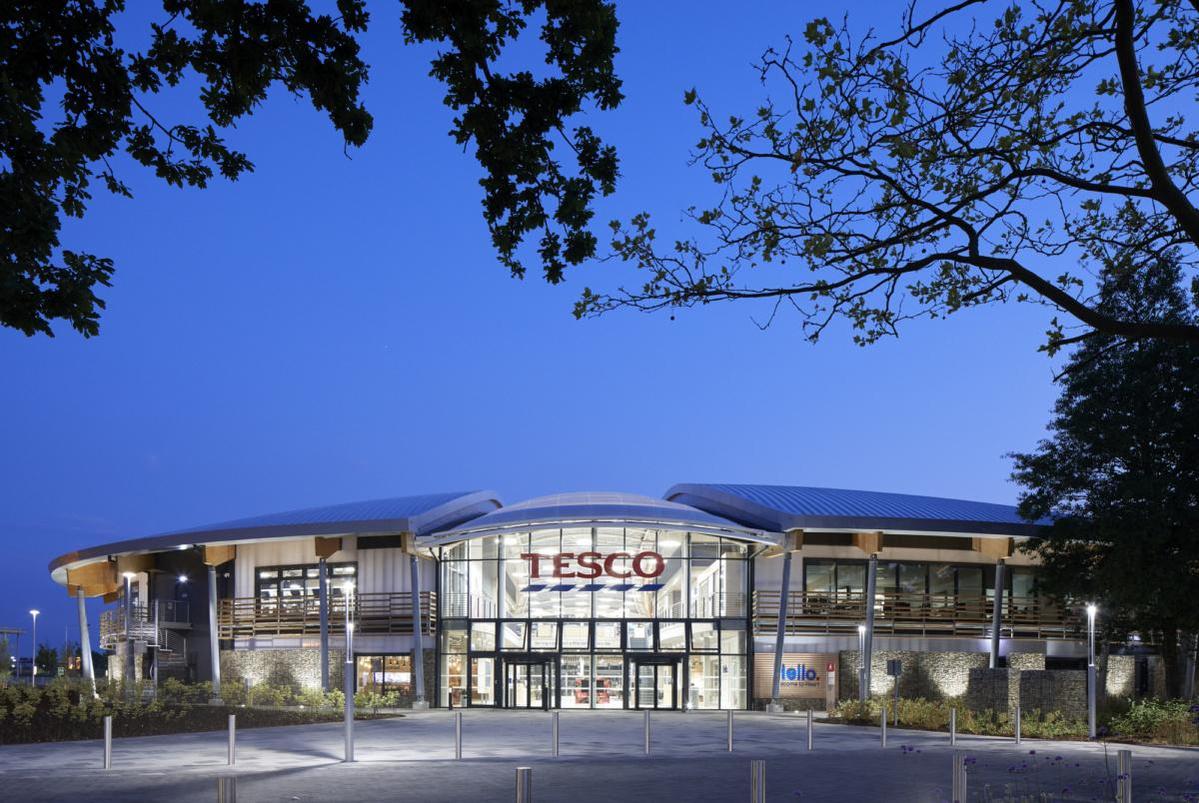 General visual reference for Tesco's Consolidation and Global Challenges. Source: Google Images / officesnapshots.com / Google usage-rights filter; verify source license / https://officesnapshots.com/2019/12/13/tesco-offices-welwyn-garden-city/