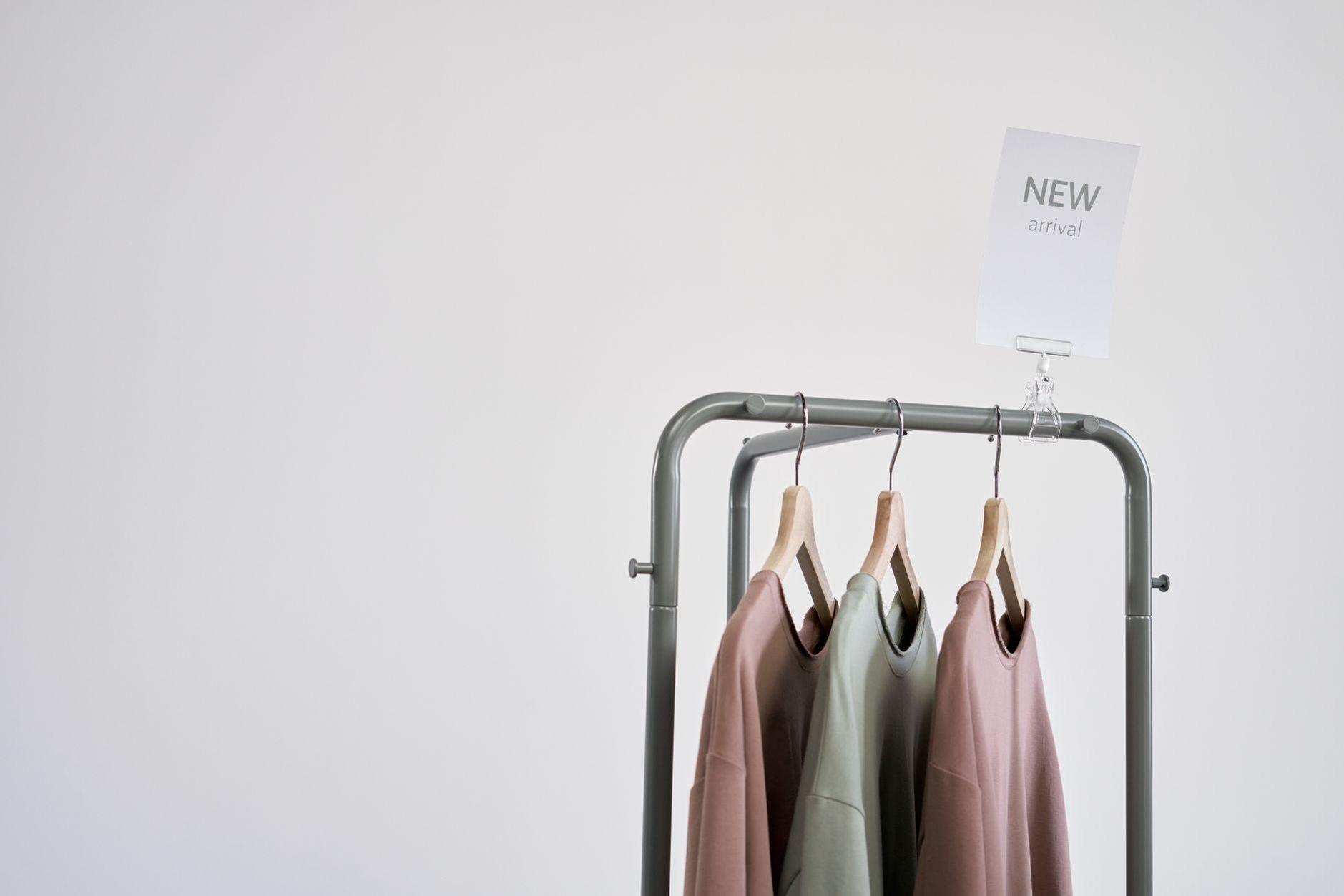 General visual reference for Expanding the Brand Beyond the Screen. Source: Pexels / Photo by Ron Lach / Pexels License / https://www.pexels.com/photo/newly-arrived-shirts-on-a-clothing-rack-9594686/