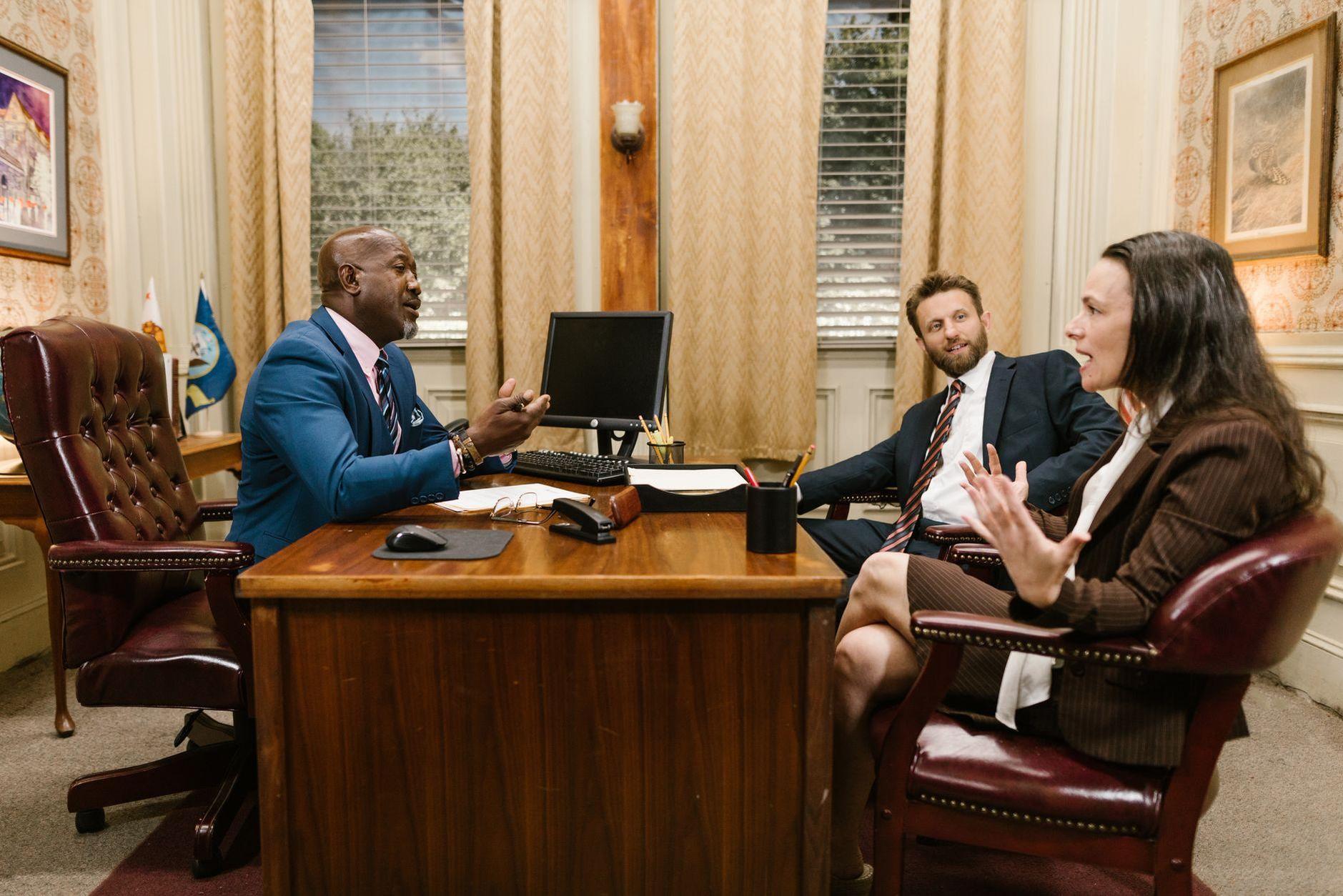 General visual reference for Expanding Legal Aid for the Underprivileged. Source: Pexels / Photo by RDNE Stock project / Pexels License / https://www.pexels.com/photo/a-group-people-having-a-meeting-inside-the-office-7841457/