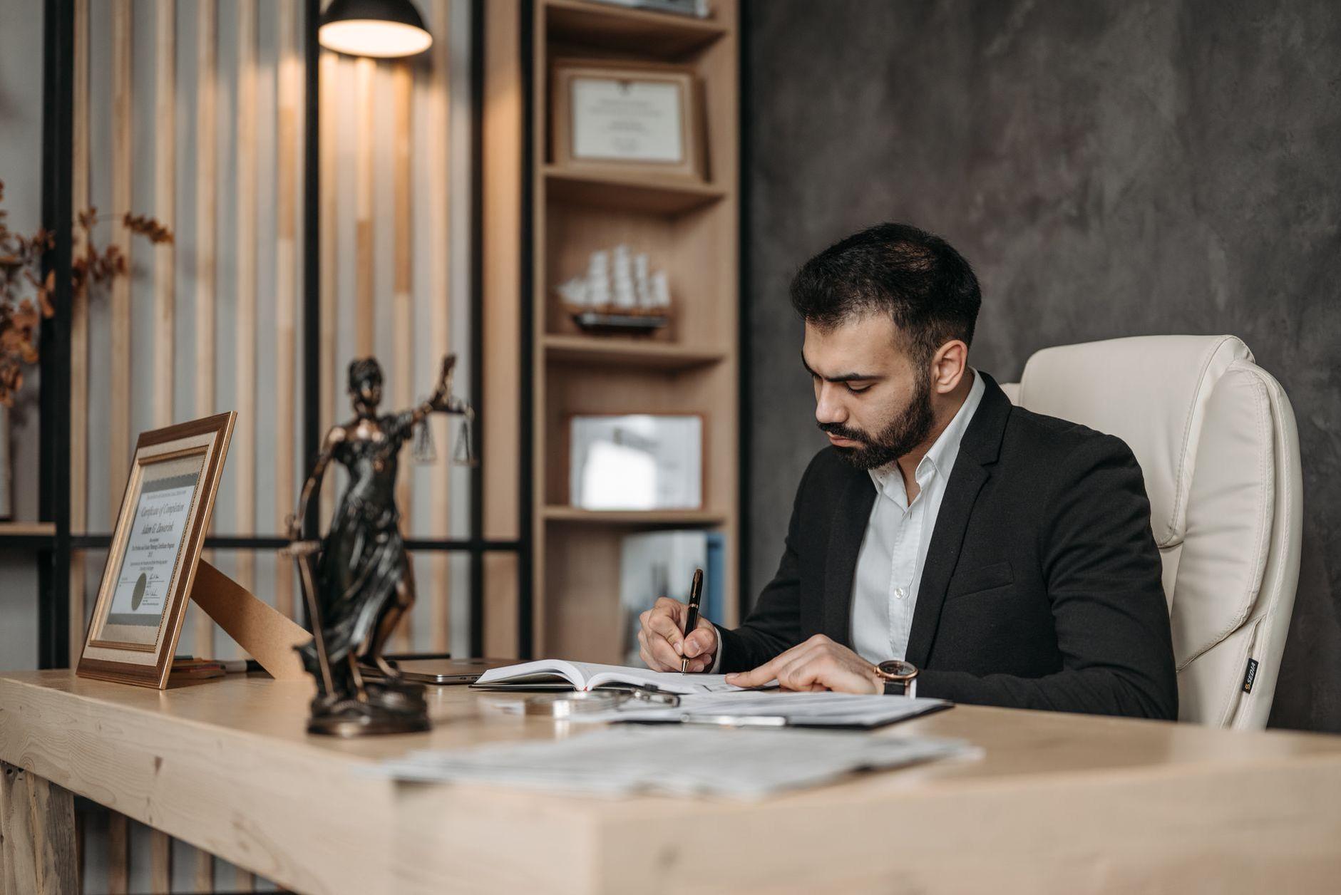 General visual reference for Transition to Private Practice and Continued Counsel. Source: Pexels / Photo by Pavel Danilyuk / Pexels License / https://www.pexels.com/photo/professional-lawyer-writing-on-a-notebook-8112113/
