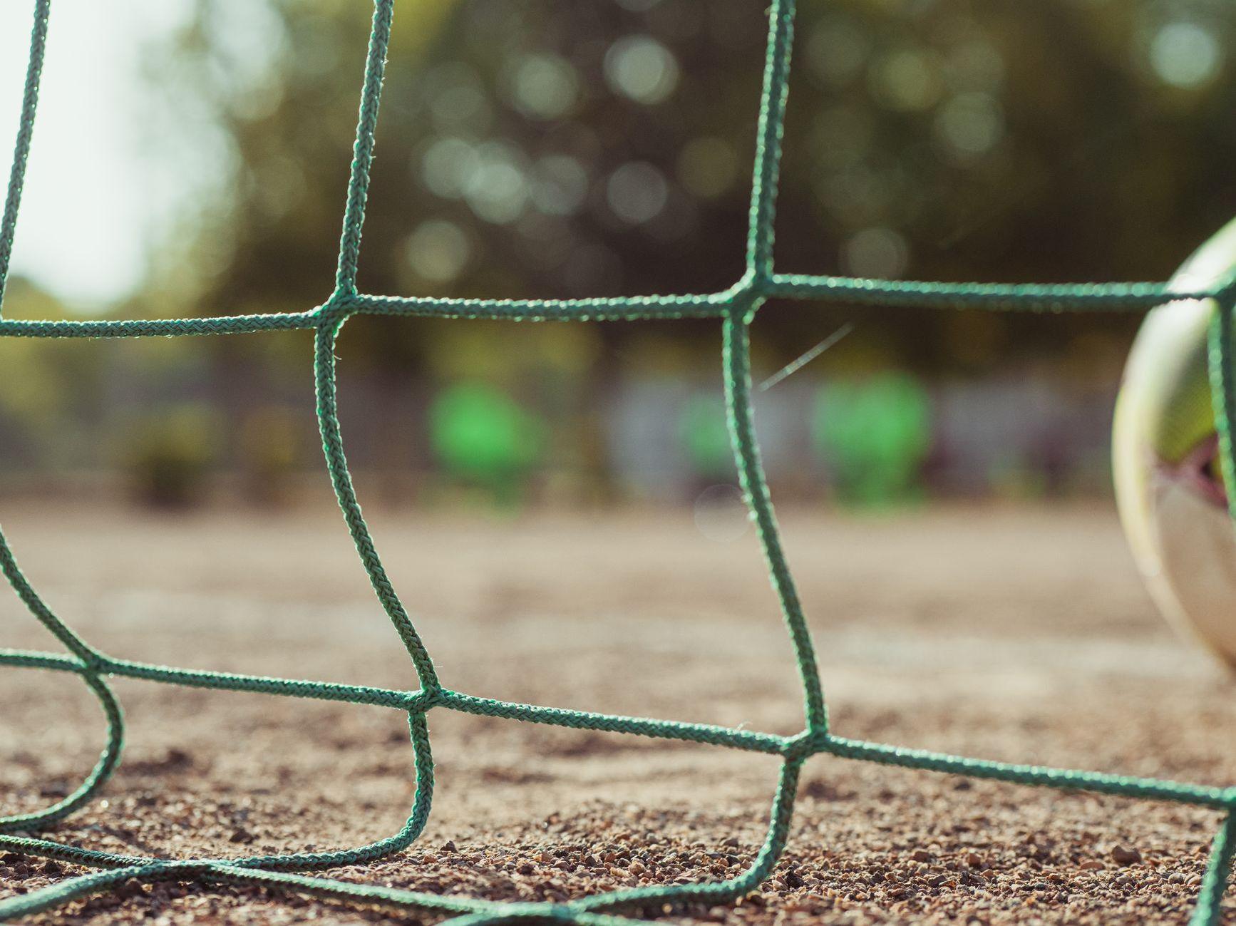 General visual reference for Reinventing the Goalscorer Role. Source: Pexels / Photo by Tembela Bohle / Pexels License / https://www.pexels.com/photo/football-goal-on-shabby-stadium-in-summer-5382523/