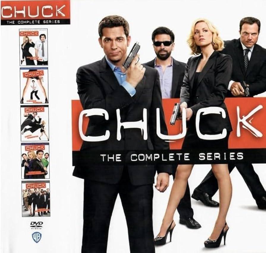 General visual reference for The Genesis of 'Chuck'. Source: Google Images / www.amazon.com / Google usage-rights filter; verify source license / https://www.amazon.com/Chuck-Complete-2007-2012-DVD/dp/B0F74SBVHN