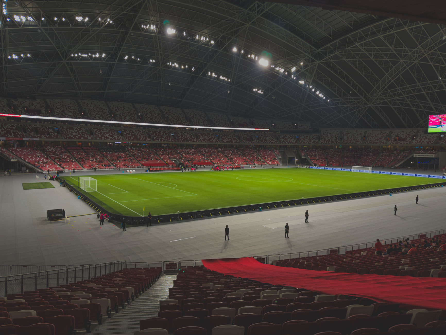 General visual reference for The Next Great Rivalry: Haaland vs. Mbappé. Source: Pexels / Photo by Shlok Rana / Pexels License / https://www.pexels.com/photo/soccer-stadium-interior-with-green-field-34253041/