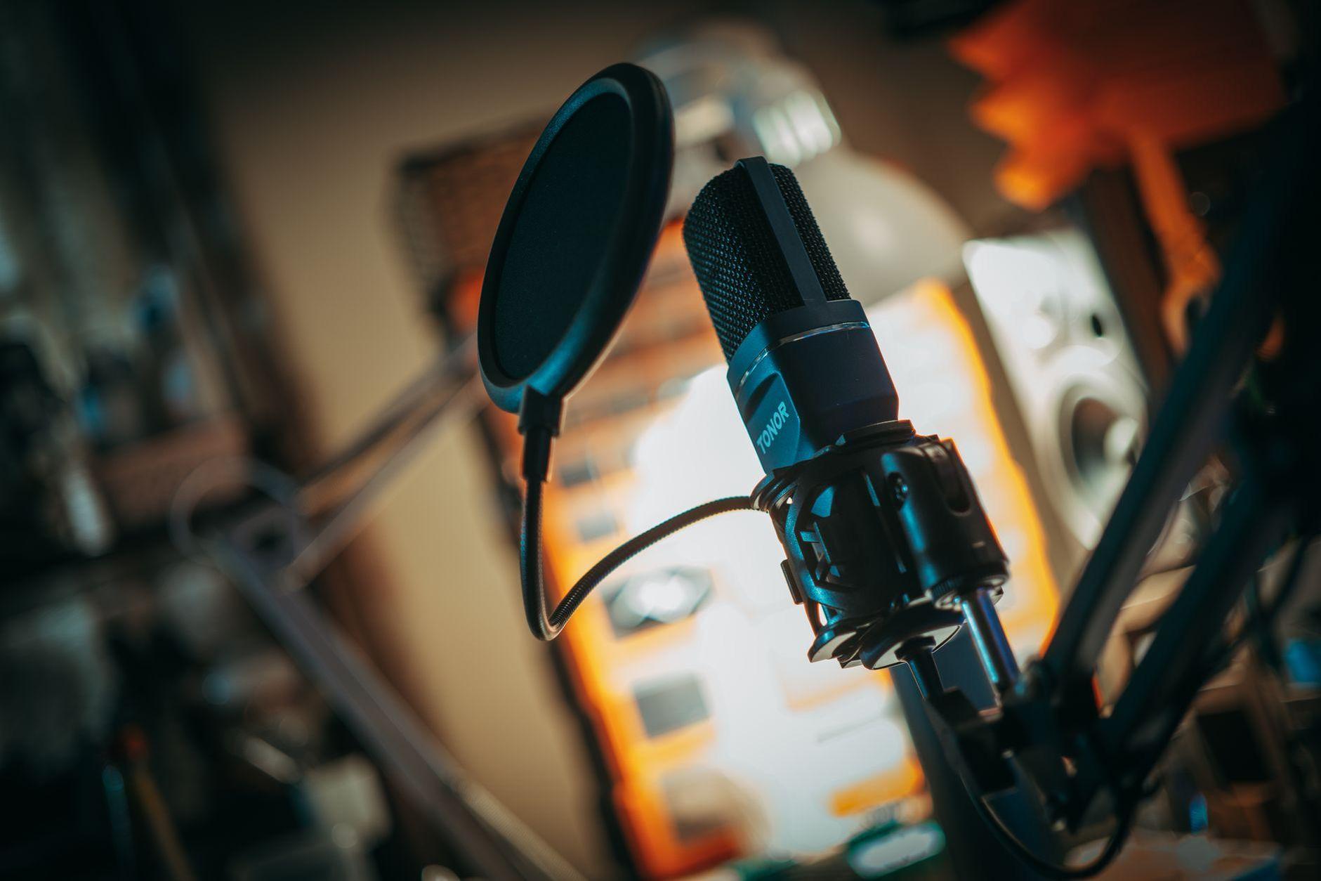 General visual reference for Media Engagements and Public Relations. Source: Pexels / Photo by FOX ^.ᆽ.^= ∫ / Pexels License / https://www.pexels.com/photo/close-up-of-microphone-equipment-in-studio-8476438/