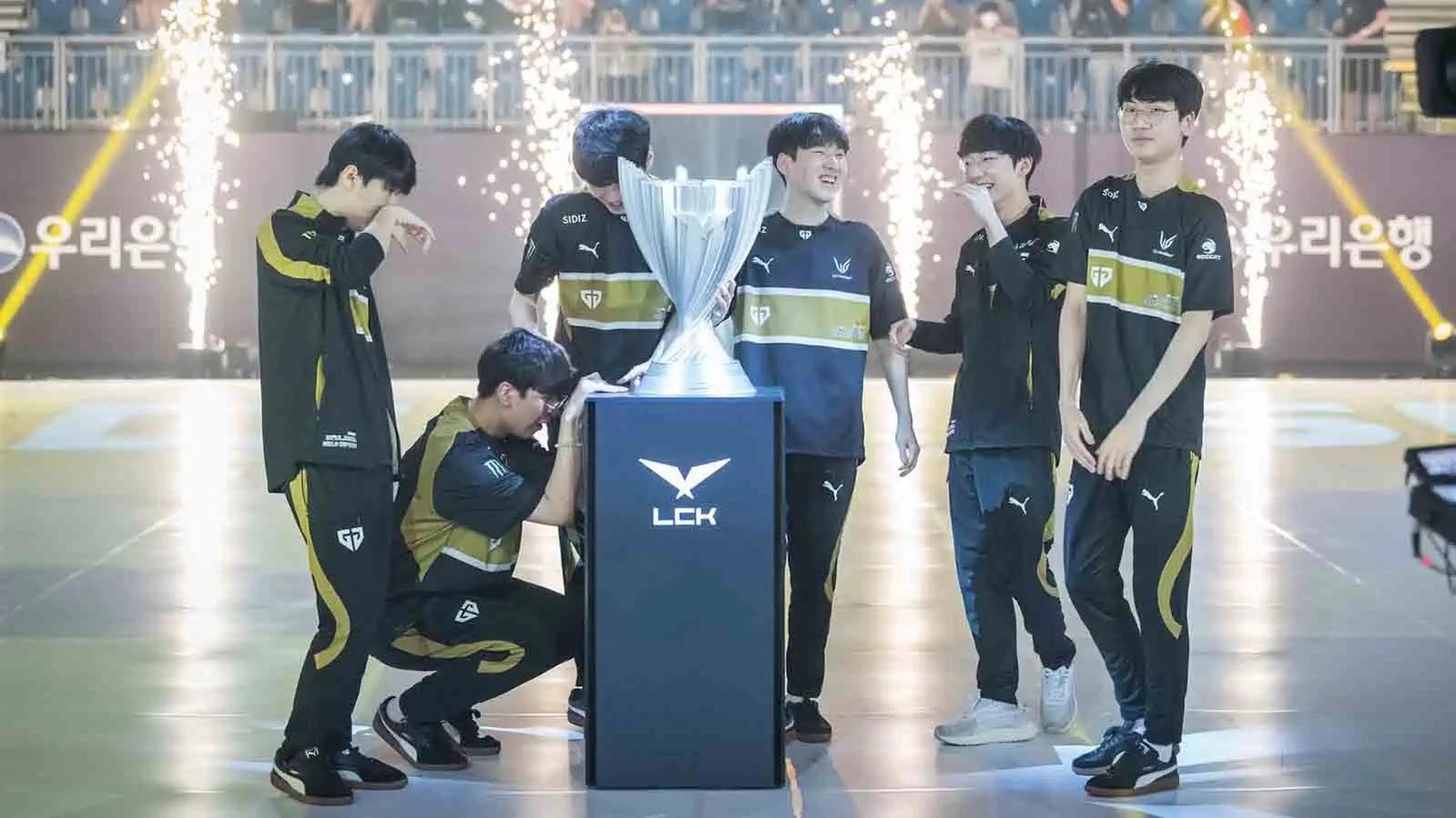General visual reference for First Domestic Glory: LCK Summer 2022. Source: Google Images / www.oneesports.gg / Google usage-rights filter; verify source license / https://www.oneesports.gg/league-of-legends/lck-summer-2022-finals-gen-g/