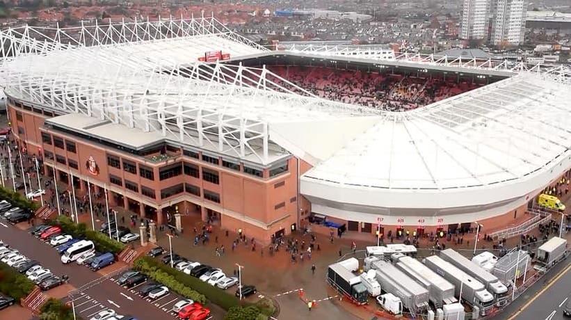 General visual reference for Ascending to the Premier League with Sunderland. Source: Google Images / stadium-database.com / Google usage-rights filter; verify source license / https://stadium-database.com/england/the-stadium-of-light-sunderland-afc/