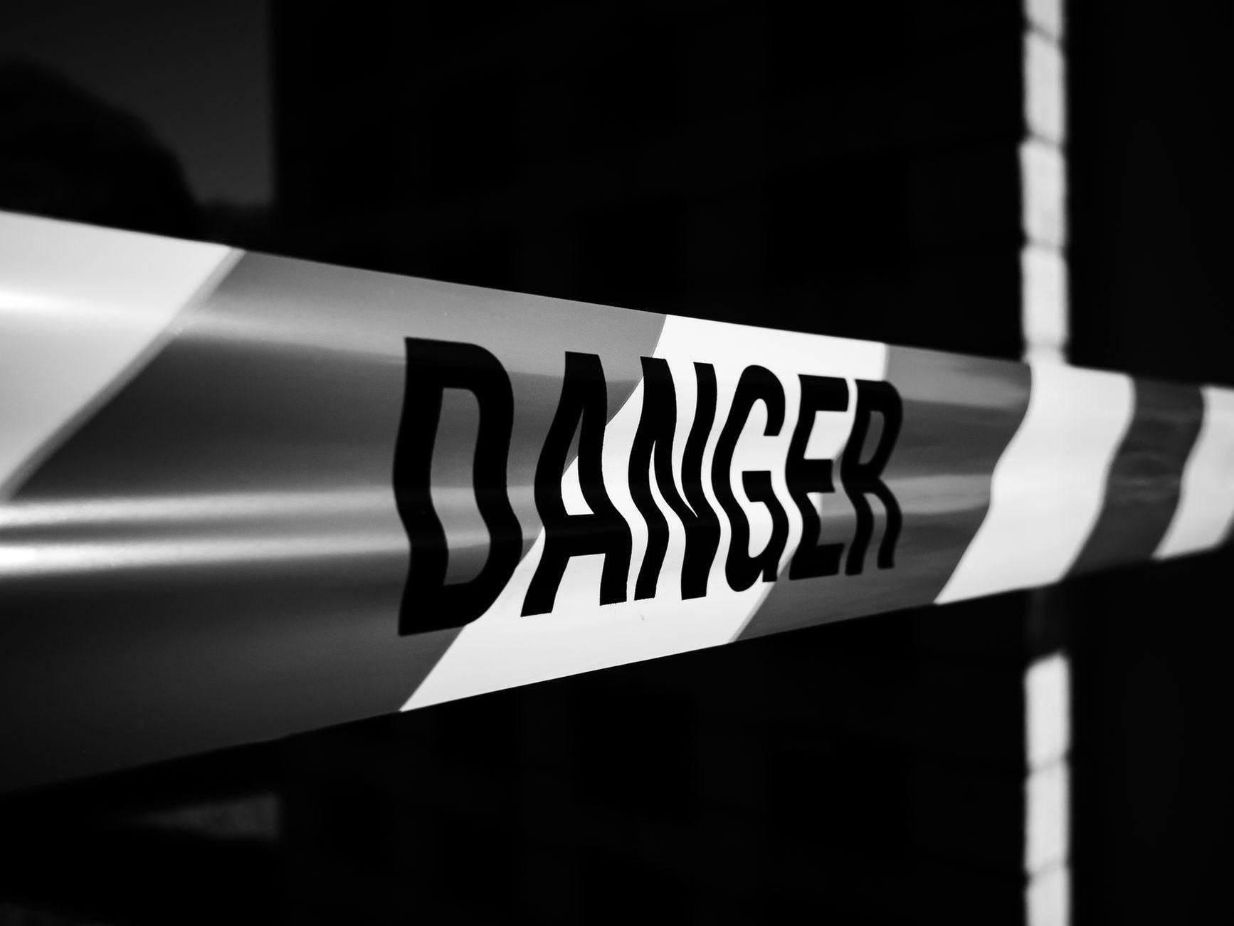 General visual reference for The Evolution of Shock Content and Bizarre Stunts. Source: Pexels / Photo by Sonny Sixteen / Pexels License / https://www.pexels.com/photo/warning-text-on-tape-16231473/