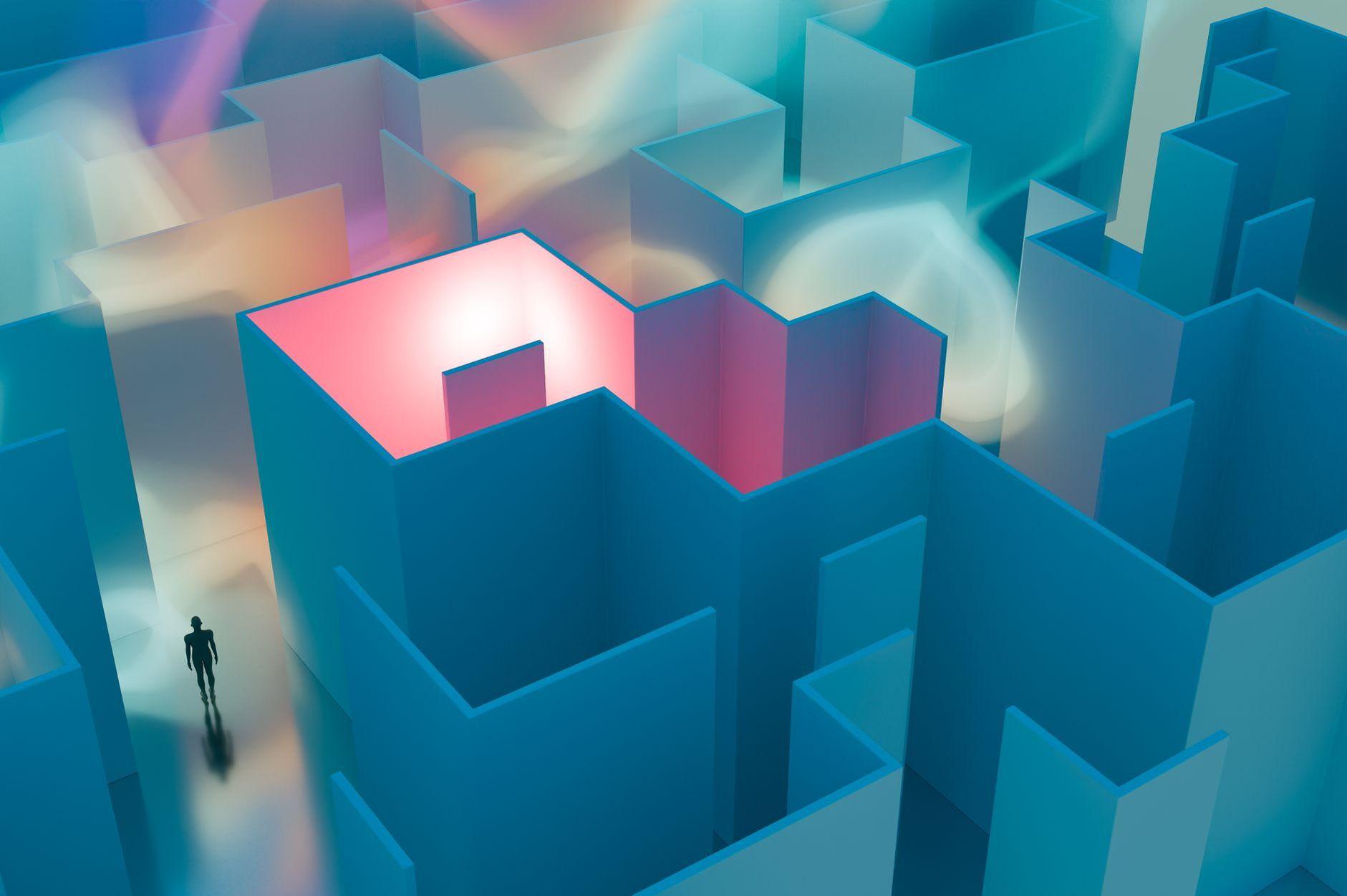 General visual reference for Anatomy of the Inner Ear. Source: Pexels / Photo by Steve A Johnson / Pexels License / https://www.pexels.com/photo/futuristic-abstract-maze-with-colorful-lights-28494630/