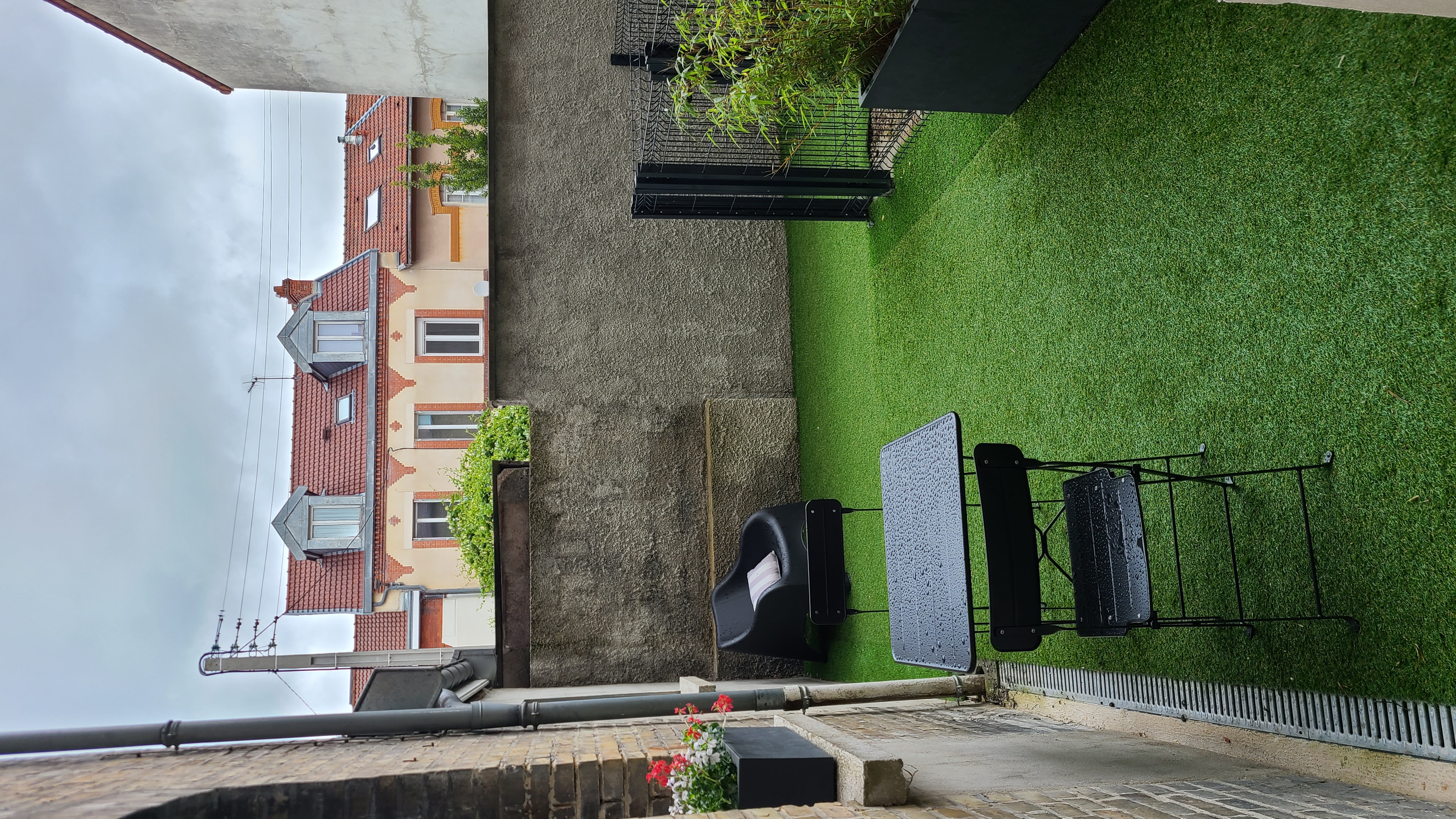 T3 meublé à louer avec extérieur de 22m2