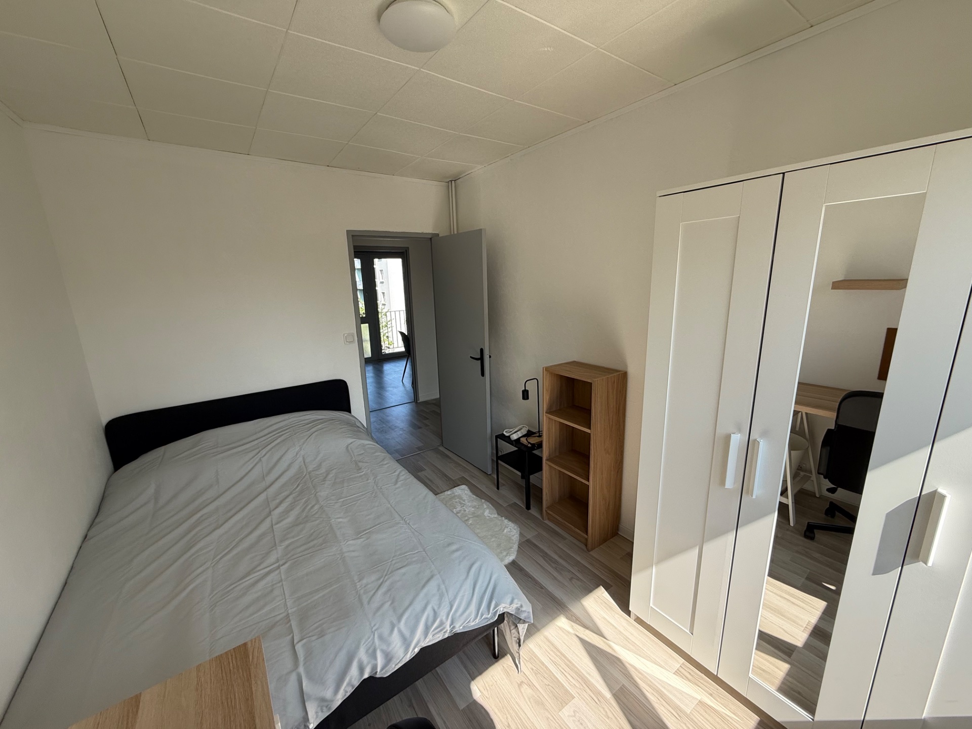 2 chambres meublées en colocation étudiante – Mulhouse Bel-Air – Tram & UHA/IUT