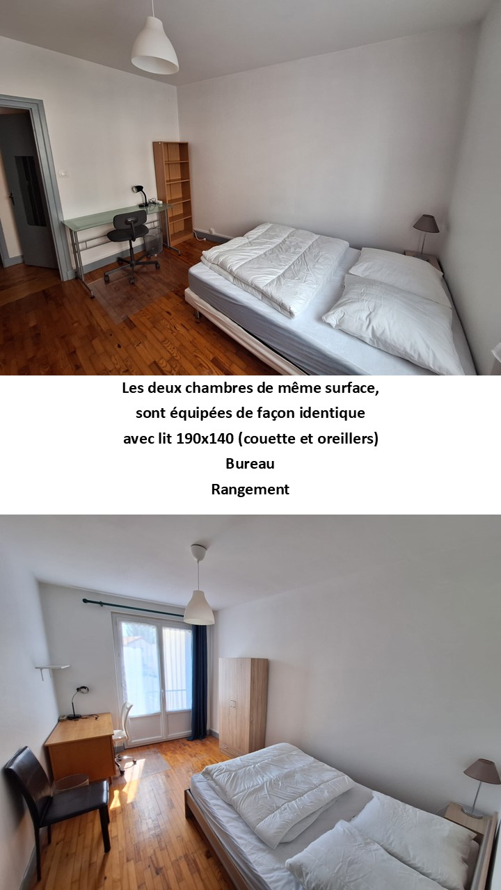 🏡 Colocation étudiante clé en main – Appartement meublé 2 chambres à Clermont-Ferrand