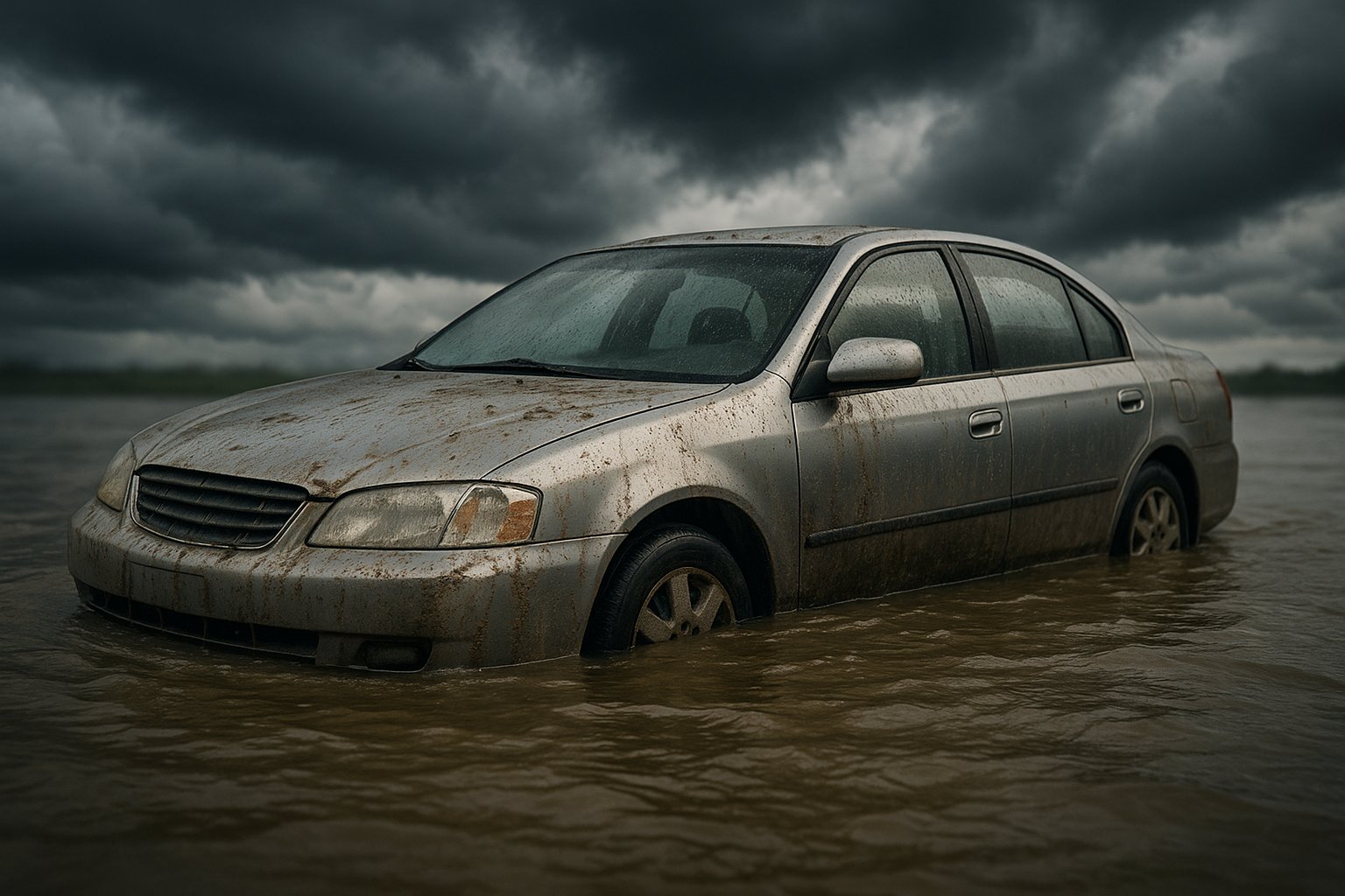Flood damaged vehicle – reason to look up VIN history before buying