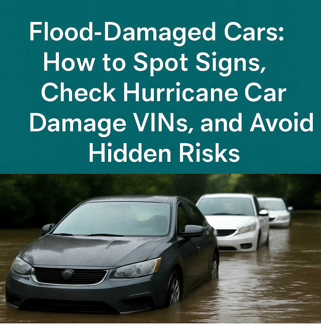 Flood-Damaged Cars: How to Spot, Avoid & Check VIN History